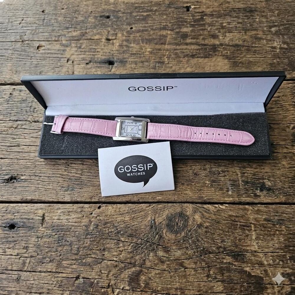 Vintage Gossip™ Watch Pink Band | Y2K Retro Timepiece | Original Box